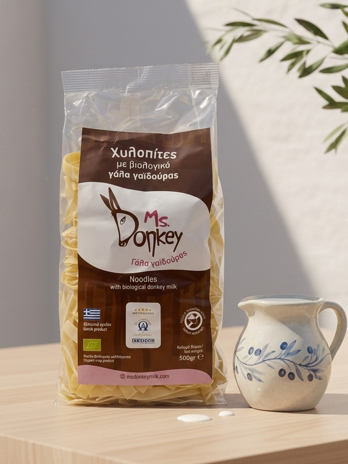 Bandnudeln mit Bio-Eselsmilch – 500g